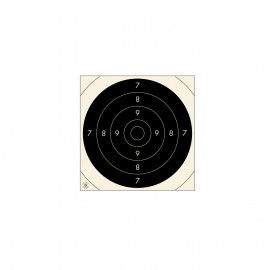 100 cibles pour cible de fléchettes pour carabine à air comprimé sur papier  100 g/m² 14 x 14 cm -  France