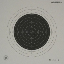 100 x conception de cibles de police mixtes pour carabine à air